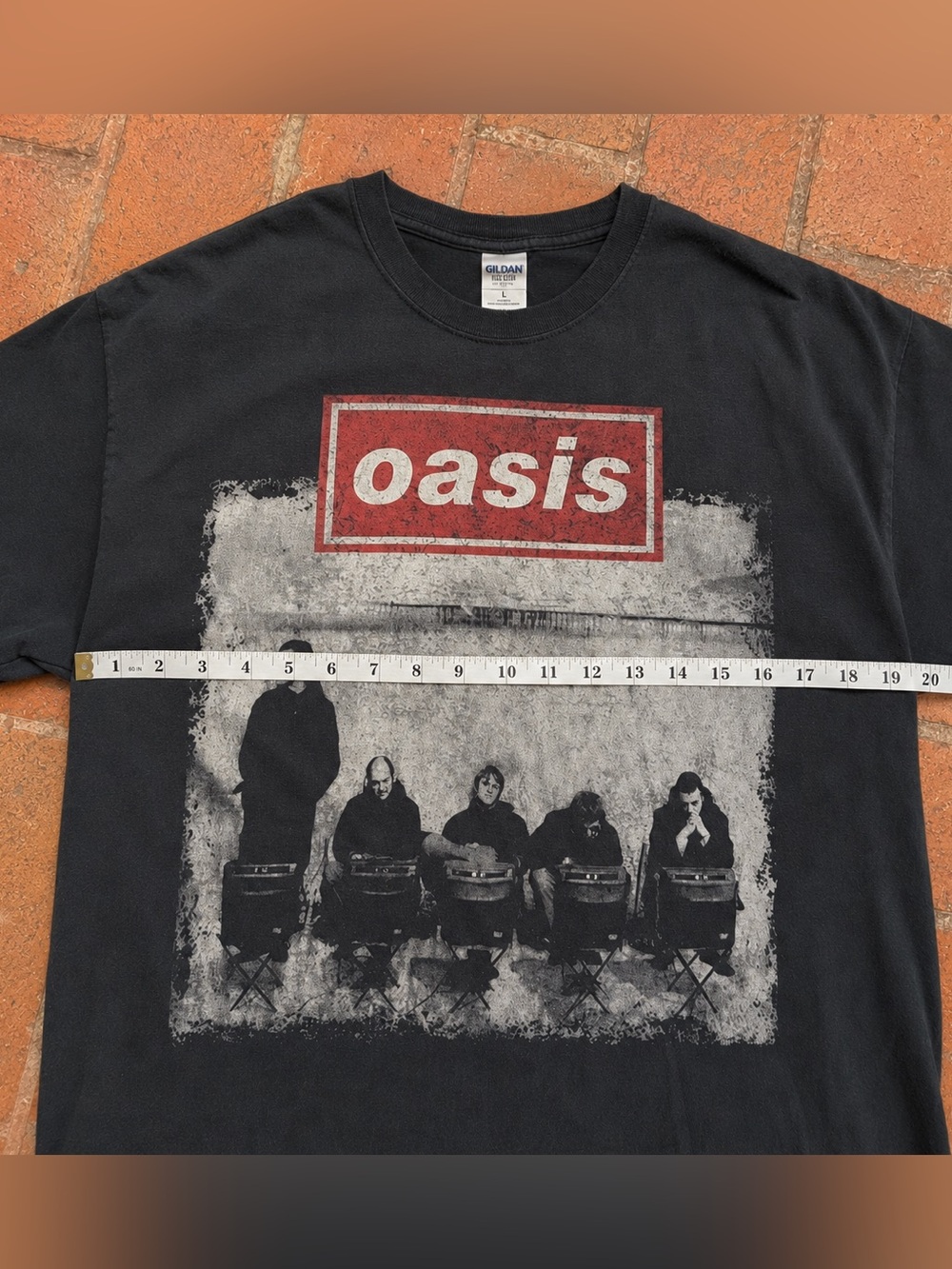 Gildan Black Oasis Graphic Tee with Red Logo - Picture 5 of 5
